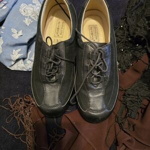 Orthofeet Black Women's Loafers